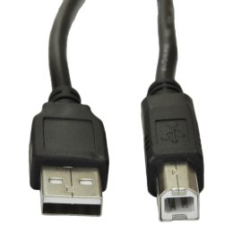 Kabel USB 2.0 Akyga AK-USB-12 USB A(M) - B(M) 3m czarny AKYGA