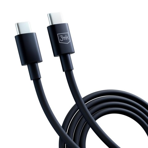 Kabel USB C do C - 3mk Hyper Cable C to C 100W 1.2m Czarny 3mk Protection Kabel USB C do C - 3mk Hyper Cable C to C 100W 1.2m Czarny 3mk Protection