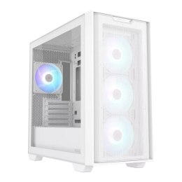 Obudowa Asus A21 PLUS TG ARGB WHITE mATX z oknem bez zasilacza Asus
