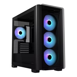 Obudowa Asus A23 PLUS TG ARGB BLACK mATX z oknem bez zasilacza Asus