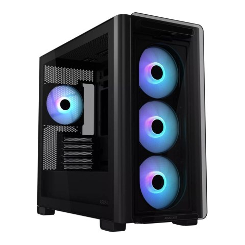 Obudowa Asus A23 PLUS TG ARGB BLACK mATX z oknem bez zasilacza Asus Obudowa Asus A23 PLUS TG ARGB BLACK mATX z oknem bez zasilacza Asus