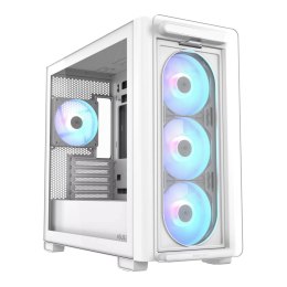Obudowa Asus A23 PLUS TG ARGB WHITE mATX z oknem bez zasilacza Asus