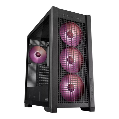 Obudowa Asus TUF GAMING GT302 TG ARGB BLACK E-ATX Asus Obudowa Asus TUF GAMING GT302 TG ARGB BLACK E-ATX Asus