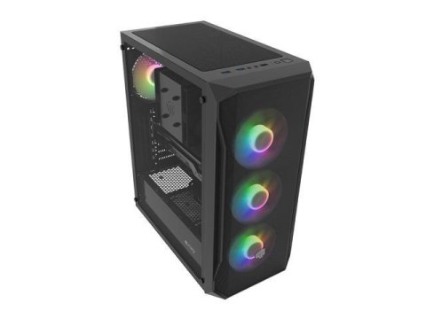 Obudowa Fury SHOBO SH4F RGB ATX Midi Tower z oknem czarna Fury