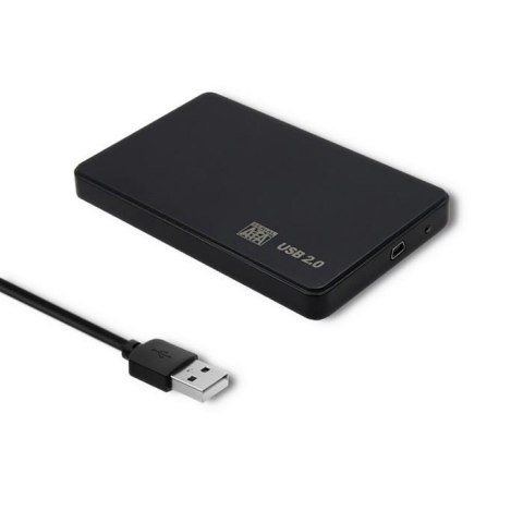 Obudowa Qoltec na dysk HDD/SSD 2.5" SATA3 | USB 2.0 | Czarna Qoltec Obudowa Qoltec na dysk HDD/SSD 2.5" SATA3 | USB 2.0 | Czarna Qoltec