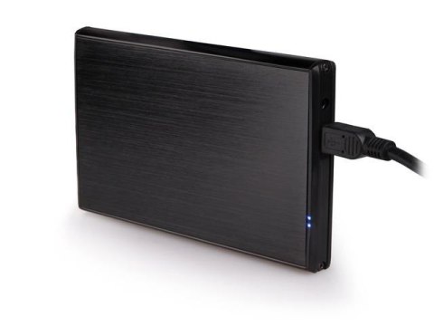 Obudowa na dysk HDD/SSD Natec RHINO USB 2.0 SATA 2,5" Aluminum Black Slim Natec