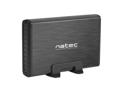 Obudowa na dysk HDD/SSD Natec RHINO USB 3.0 3.5" ALU Black Slim Natec