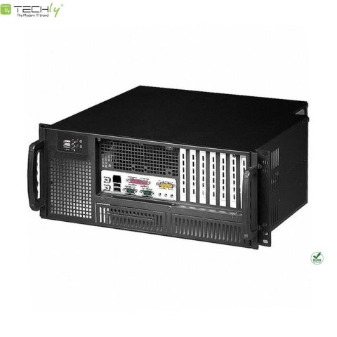 Obudowa serwerowa Techly PC ATX Rack 19" 4U, czarna Techly