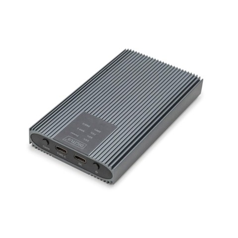 Obudowa/Stacja klonująca DIGITUS USB 3.1 Typ C na dyski SSD M.2 NVMe 20Gbps aluminiowa, beznarzędziowa Digitus