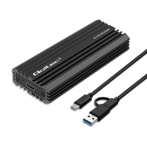 Obudowa/kieszeń Qoltec NV2270 na dysk M.2 SSD | SATA | NVMe | USB-C | 2TB Qoltec Obudowa/kieszeń Qoltec NV2270 na dysk M.2 SSD | SATA | NVMe | USB-C | 2TB Qoltec