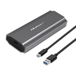 Obudowa/kieszeń Qoltec NV2271 na dysk M.2 SSD | SATA | NVMe | USB-C | 2TB Qoltec