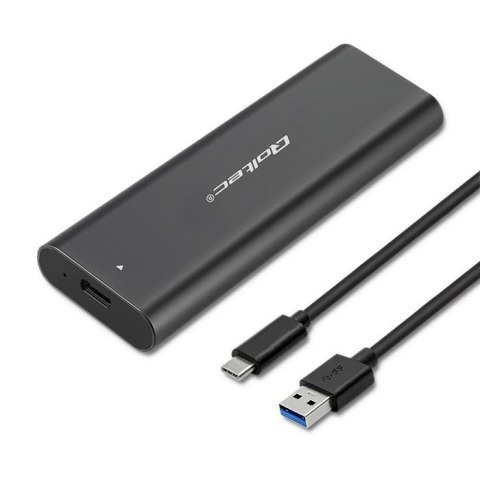 Obudowa/kieszeń Qoltec do dysków M.2 SSD | NVME | PCI-E | USB typ C Qoltec Obudowa/kieszeń Qoltec do dysków M.2 SSD | NVME | PCI-E | USB typ C Qoltec