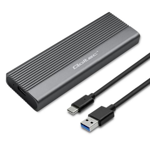 Obudowa/kieszeń Qoltec na dysk SSD M.2 | SATA | NGFF | USB-C | | Super speed 6Gb/s | 2TB | Szary Qoltec Obudowa/kieszeń Qoltec na dysk SSD M.2 | SATA | NGFF | USB-C | | Super speed 6Gb/s | 2TB | Szary Qoltec