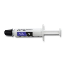 Pasta termoprzewodząca Qoltec 1.42 W/m-K | 1g | Biała Qoltec