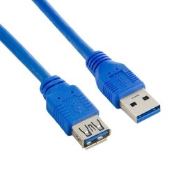 Przedłużacz USB 3.0 Akyga AK-USB-10 USB A(M) - A(F) 1,8m niebieski AKYGA