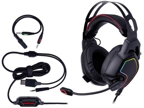 Słuchawki z mikrofonem Tracer GAMEZONE Raptor V2 RGB Tracer Słuchawki z mikrofonem Tracer GAMEZONE Raptor V2 RGB Tracer