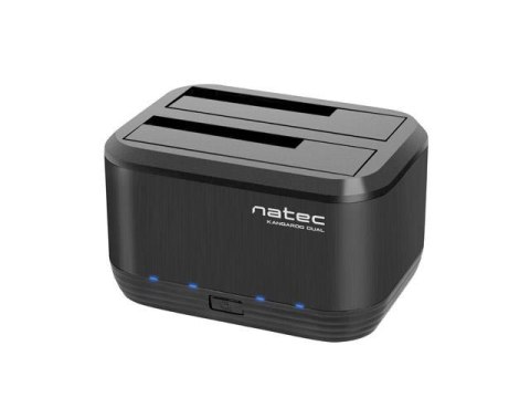Stacja dokująca HDD/SSD Natec Kangaroo Dual SATA 2.5" + 3.5" USB 3.0 + zasilacz Natec Stacja dokująca HDD/SSD Natec Kangaroo Dual SATA 2.5" + 3.5" USB 3.0 + zasilacz Natec
