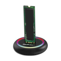 Stacja dokująca Qoltec dysków SSD M.2 | NVMe | SATA | USB-C | 2TB Qoltec