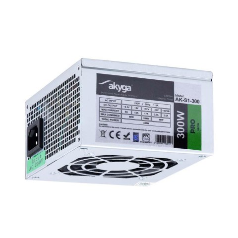 Zasilacz SFX Akyga AK-S1-300 300W 80mm Spraw >70% AKYGA