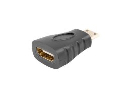 Adapter Lanberg AD-0037-BK HDMI(F) - mini HDMI(M) czarny LANBERG