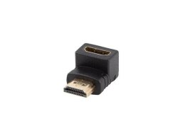 Adapter Lanberg HDMI(M) -> HDMI(F) 4K kątowy dół czarny LANBERG