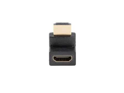 Adapter Lanberg HDMI(M) -> HDMI(F) 4K kątowy góra czarny LANBERG Adapter Lanberg HDMI(M) -> HDMI(F) 4K kątowy góra czarny LANBERG