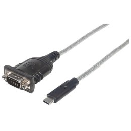 Adapter Manhattan USB-C na RS232/COM/DB9 Manhattan