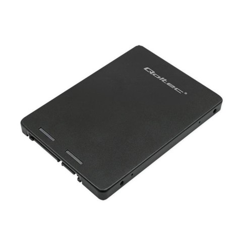 Adapter Qoltec na dysk M.2 SSD | SATA NGFF do SATA III | 2TB | Super speed 6Gb/s | Czarny Qoltec Adapter Qoltec na dysk M.2 SSD | SATA NGFF do SATA III | 2TB | Super speed 6Gb/s | Czarny Qoltec