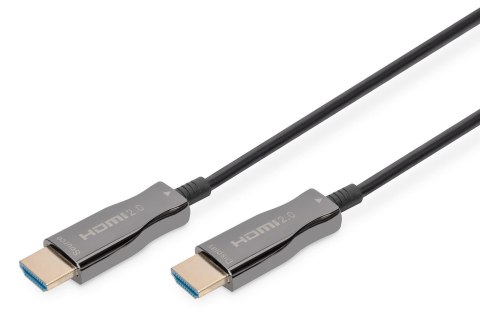 Kabel DIGITUS połączeniowy hybrydowy AOC HDMI 2.0 Premium High Speed Ethernet 4K60Hz UHD HDMI A/HDMI A M/M czarny 15m Digitus Kabel DIGITUS połączeniowy hybrydowy AOC HDMI 2.0 Premium High Speed Ethernet 4K60Hz UHD HDMI A/HDMI A M/M czarny 15m Digitus