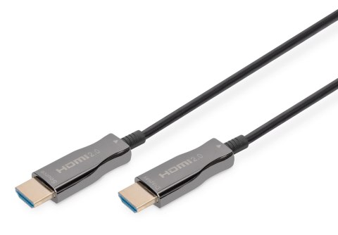 Kabel DIGITUS połączeniowy hybrydowy AOC HDMI 2.0 Premium High Speed Ethernet 4K60Hz UHD HDMI A/HDMI A M/M czarny 30m Digitus Kabel DIGITUS połączeniowy hybrydowy AOC HDMI 2.0 Premium High Speed Ethernet 4K60Hz UHD HDMI A/HDMI A M/M czarny 30m Digitus