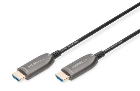 Kabel DIGITUS połączeniowy hybrydowy AOC HDMI 2.1 Ultra High Speed 8K60Hz UHD HDMI A/HDMI A M/M czarny 20m Digitus Kabel DIGITUS połączeniowy hybrydowy AOC HDMI 2.1 Ultra High Speed 8K60Hz UHD HDMI A/HDMI A M/M czarny 20m Digitus