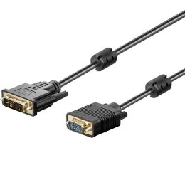 Kabel DVI - VGA Akyga AK-AV-03 DVI-I M (24+5) - VGA (M) 1,8m czarny AKYGA
