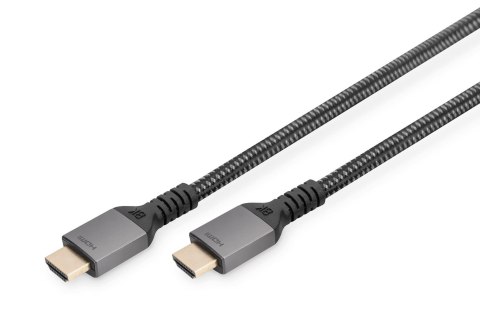 Kabel HDMI 2.1 DIGITUS PREMIUM połączeniowy Ultra HighSpeed 8K60Hz UHD Typ HDMI A/A M/M czarny 1m Digitus Kabel HDMI 2.1 DIGITUS PREMIUM połączeniowy Ultra HighSpeed 8K60Hz UHD Typ HDMI A/A M/M czarny 1m Digitus
