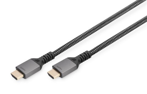 Kabel HDMI 2.1 DIGITUS PREMIUM połączeniowy Ultra HighSpeed 8K60Hz UHD Typ HDMI A/A M/M czarny 2m Digitus