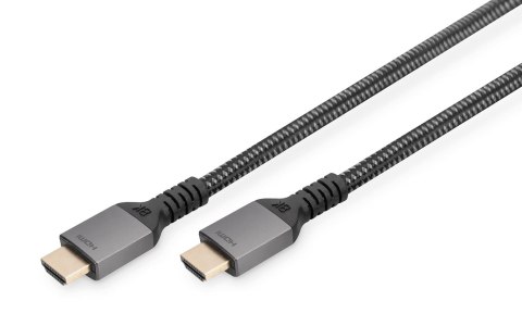 Kabel HDMI 2.1 DIGITUS PREMIUM połączeniowy Ultra HighSpeed 8K60Hz UHD Typ HDMI A/A M/M czarny 3m Digitus Kabel HDMI 2.1 DIGITUS PREMIUM połączeniowy Ultra HighSpeed 8K60Hz UHD Typ HDMI A/A M/M czarny 3m Digitus