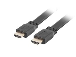 Kabel HDMI Lanberg M/M v2.0 1m czarny flat LANBERG