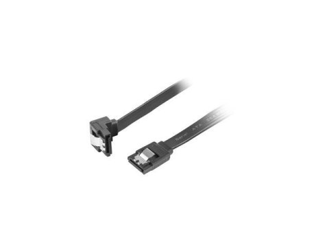 Kabel SATA Lanberg DATA III (6Gb/s) F/F 0,5m kątowy metalowe zatrzaski czarny LANBERG Kabel SATA Lanberg DATA III (6Gb/s) F/F 0,5m kątowy metalowe zatrzaski czarny LANBERG