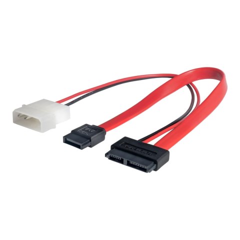 Kabel Slim SATA/SATA/MOLEX Akyga AK-CA-45 0,2m AKYGA Kabel Slim SATA/SATA/MOLEX Akyga AK-CA-45 0,2m AKYGA