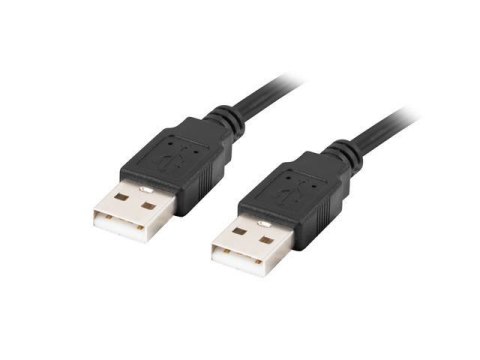 Kabel USB 2.0 Lanberg AM-AM 1m czarny LANBERG Kabel USB 2.0 Lanberg AM-AM 1m czarny LANBERG