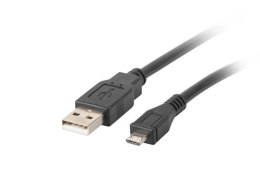 Kabel USB 2.0 Lanberg micro AM-MBM5P 1m czarny LANBERG