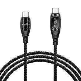 Kabel USB 2.0 LogiLink CU0185 USB-C - USB-C, M/M, z wyświetlaczem, czarny, 2m LogiLink