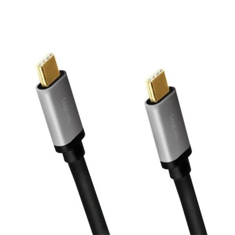 Kabel USB 2.0 LogiLink CUA0106 USB-C - USB-C, M/M, 4K, E-mark, PD, 1,5m LogiLink Kabel USB 2.0 LogiLink CUA0106 USB-C - USB-C, M/M, 4K, E-mark, PD, 1,5m LogiLink