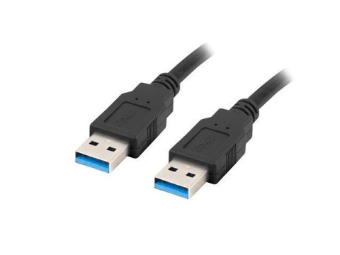 Kabel USB 3.0 Lanberg AM-AM 0,5m czarny LANBERG