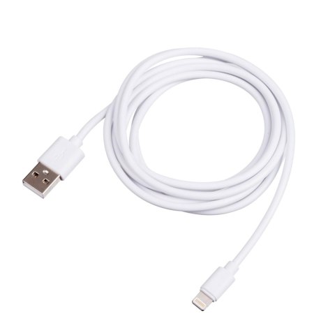 Kabel USB Akyga AK-USB-31 USB A (m) / Lightning (m) 1,8m biały AKYGA
