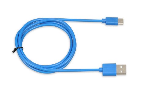 Kabel USB iBOX IKUMTCB TYP-C, 1m, 3A Niebieski IBOX Kabel USB iBOX IKUMTCB TYP-C, 1m, 3A Niebieski IBOX