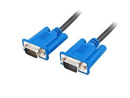 Kabel VGA Lanberg M/M 5m Ekranowany Ferryt czarny LANBERG