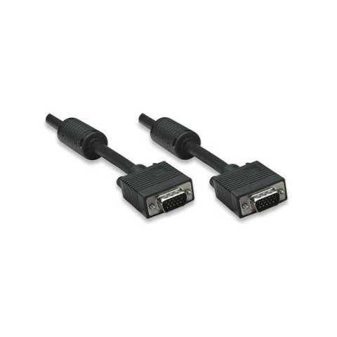 Kabel VGA Manhattan 15 M/15 M, 10m, ferryt, czarny Manhattan Kabel VGA Manhattan 15 M/15 M, 10m, ferryt, czarny Manhattan