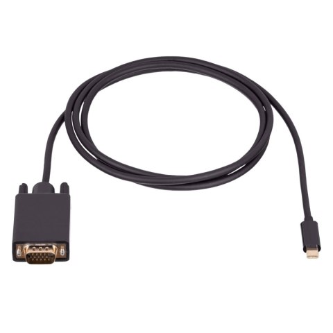 Kabel adapter Akyga AK-AV-17 USB C - VGA 1,8m czarny AKYGA Kabel adapter Akyga AK-AV-17 USB C - VGA 1,8m czarny AKYGA