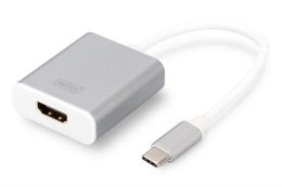 Kabel adapter DIGITUS HDMI 4K 30Hz UHD na USB 3.0 Typ C, z audio, aluminiowy Digitus