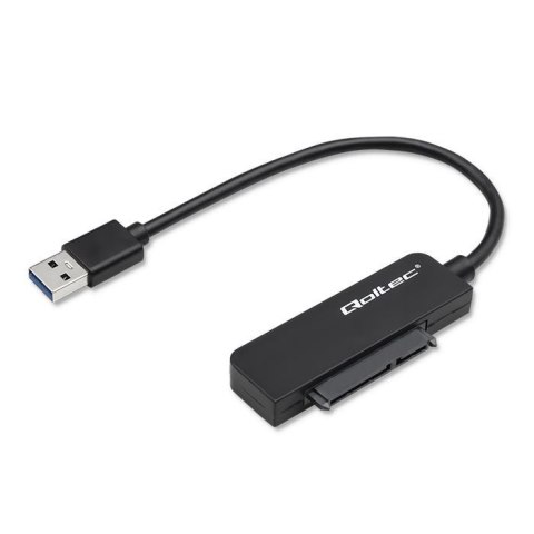 Kabel adapter Qoltec SATA | Przejściówka na dysk SSD HDD 2.5" | USB 3.0 | Super speed 5Gb/s | 2TB Qoltec Kabel adapter Qoltec SATA | Przejściówka na dysk SSD HDD 2.5" | USB 3.0 | Super speed 5Gb/s | 2TB Qoltec